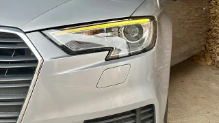 How to fix dimmed/yellowed DRL on a 2017 Audi A3