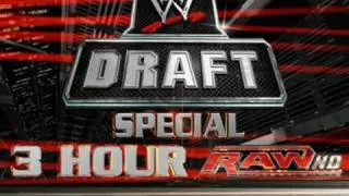 The 2010 WWE Draft is coming on a special three-hour Raw -