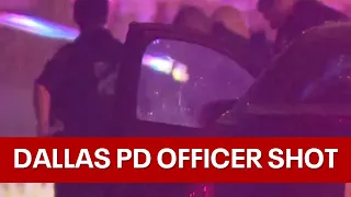 Dallas police officer shot during chase; teen suspects arrested