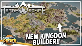 NEW Kingdom Builder!! - TerraScape - City Building Strategy Deckbuilder