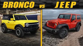 2021 Ford Bronco vs. Jeep Wrangler - Which Is Better?