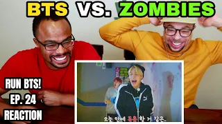 RUN BTS EP. 24 REACTION | BTS VS. ZOMBIES‼😱(FULL EPISODE)