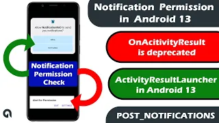 Notification Permission in Android 13 | Runtime Notification Permission | POST_NOTIFICATIONS
