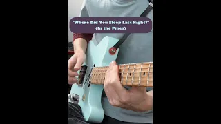 "Where Did You Sleep Last Night?" Nirvana / Leadbelly-inspired I 30th anniversary