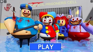 Water DIGITAL CIRCUS MODE! BARRY'S PRISON RUN! Nightmare POMNI, ROGATHA, JAX #Obby #Roblox