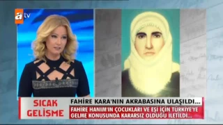 Fahire Kara ile ilgili önemli gelişmeler! Müge Anlı İle Tatlı Sert 1774. Bölüm - atv