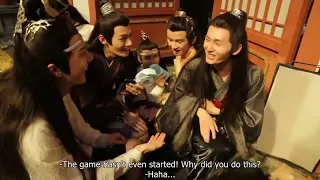 [ENG SUB] Wang Yibo not having mercy on Ji Li (Nie Huaisang) [The Untamed BTS]