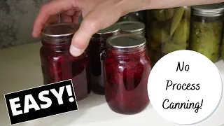 NO WATER BATH CANNING / How-To for Preserving Jam with No Hot Water Processing.