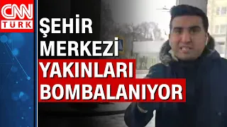 Canlı yayınında Ukrayna'nın Harkiv şehrine bombardıman