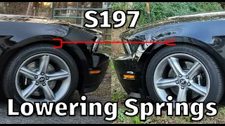 How to Install Lowering Springs and Panhard Bar for S197 Mustangs (2005-2014)