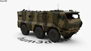 KamAZ-63968 Typhoon 3D model by Hum3D.com