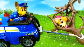 Paw Patrol Video. Skye ist in Not! Spielzeug Video auf Deutsch