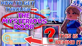 HOW TO GET THROUGH THE MYSTERIOUS DOOR!✨This Is What's Behind It! Royale High Secret New Quest!?