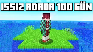 Minecraft Hardcore'da ISSIZ Adada 100 Gün Hayatta Kalmak...