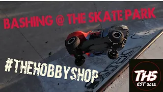 The Hobby Shop Bashing @ the skate park. #rccar #rcbashing #traxxas #arrma #traxxasmaxx4s