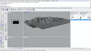 Rhino - 77 - Creating Contour Lines from Developable Landscape Surface