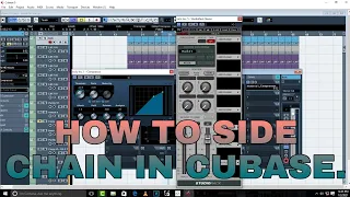How To Side Chain In Cubase 5 and Stop instrument competition. #Cubase #Mixing #SideChain