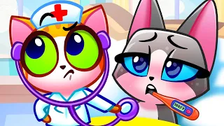 Mommy Is Sick || Stories For Kids by Purr Purr