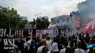 France Police Shooting: Tear Gas Fired at Tribute March for Teenager | WSJ News