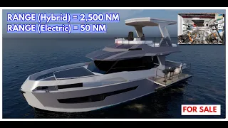 FIRST LOOK At A Brand New  $1.8M ELECTRIC Motor Yachts!