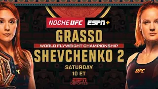 TAKE DOWN LIVE:  Noche UFC Grasso v Shevchenko 2