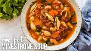 Easy Minestrone Soup | The Recipe Rebel