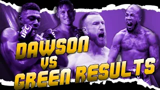 UFC Fight Night: Dawson vs. Green Results