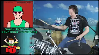 Sugar, We're Goin Down Kung-Fu Fighting On Drums!