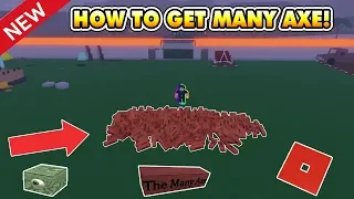 HOW TO GET THE MANY AXE UPDATED METHOD! NOT PATCHED! LUMBER TYCOON 2 ROBLOX