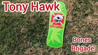 Tony Hawk Bones Brigade 15 Unboxing and review. Old school reissue skateboard.