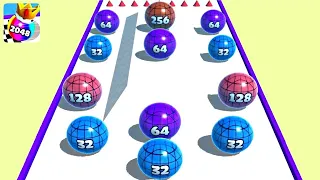 Ball Merge 2048 ! All Levels Gameplay (211-215) android, ios