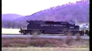 Pacing N&W Train On The Cincinnati District (Peavine)