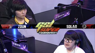 [2021 GSL Super Tournament 3] Ro.8 | Zoun (P) vs. Solar (Z)