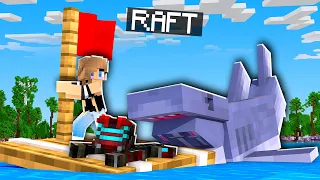 PŘEŽÍVÁME S MAKKY NA RAFTU V MINECRAFTU! - Minecraft Raft #1? w/@Makousek