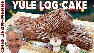 A Traditional Christmas Dessert Bûche de Noël | Chef Jean-Pierre