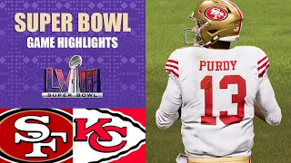49ers vs. Chiefs Super Bowl LVIII - Madden 24 Simulation Highlights