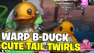 B-DUCK with Warp is CUTE