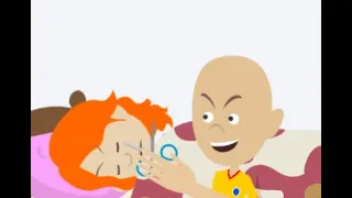 Caillou Cuts Rosie's Hair and gets Grounded