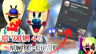 How To Pre- Register For ICE SCREAM 4 In Play Store!!!!😱🔥😍| Ice Scream 4 Gameplay | Ice Scream 4 Now