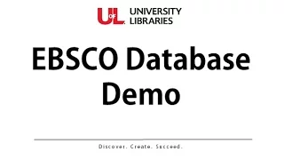 EBSCO Database Demo