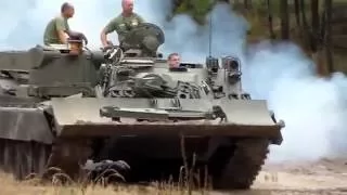 T 55 Brückenleger, BMP Kran, T72 Kranpanzer, Mahlwinkel 2016