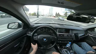 Bmw F10 528i 2.0 245 h.p / POV drive (şəhəriçi sürüş)