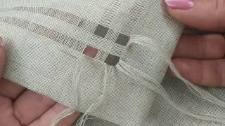 Як зробити основу для мережки в кутику|  Hand embroidery|