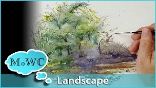 How to Paint a Spontaneous Watercolor Landscape – "Accidental Painting"