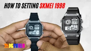 Cara Setting Jam Tangan SKMEI 1998