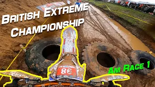 BRITISH EXTREME CHAMPIONSHIP RD1 | Fatcat Moto parc | AM Race 1 POV also known as my worst lap ever😅