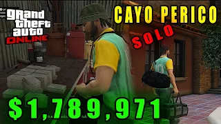 GTA 5 ONLINE CAYO PERICO DIAMANTE ROSA 1,789,971 SOLO!!