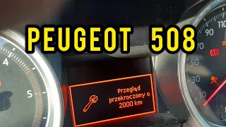 Kasowanie inspekcji ( serwis reset ) Peugeot 508