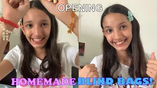 Opening Homemade Blind Bags!!😁 | Karina M