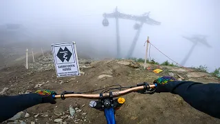 Descending into the clouds - Best Lap down Whistler Creekside?